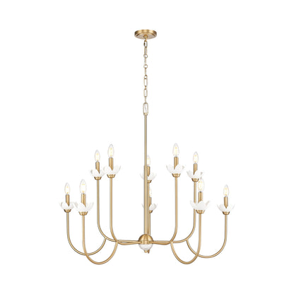Allistair Chandelier in Modern Gold (10-Light).