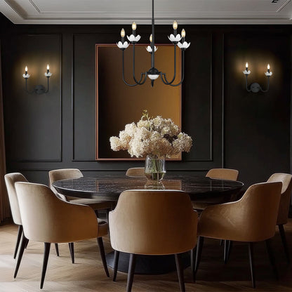 Allistair Chandelier in dining room.