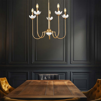 Allistair Chandelier in dining room.