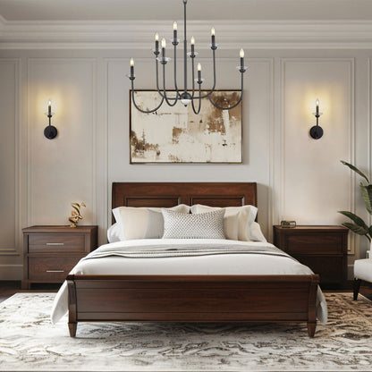 Allistair Chandelier in bedroom.