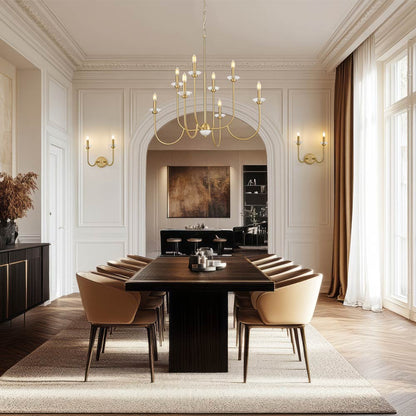Allistair Chandelier in dining room.