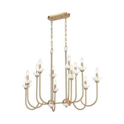 Allistair Linear Chandelier in Detail.