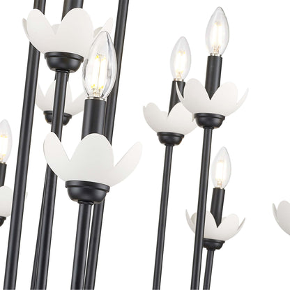 Allistair Linear Chandelier in Detail.