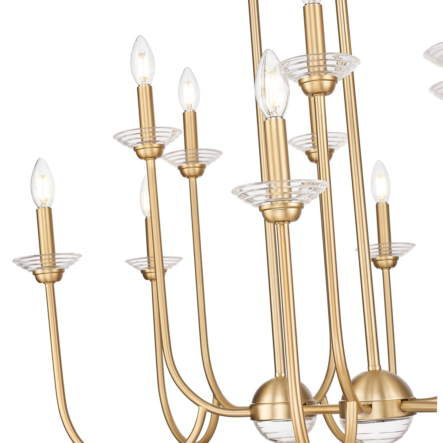 Allistair Linear Chandelier in Detail.