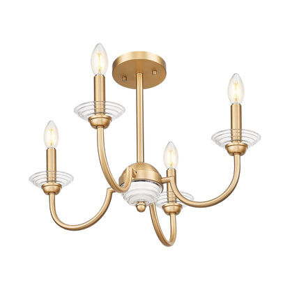 Allistair Semi Flush Mount Ceiling Light in Detail.