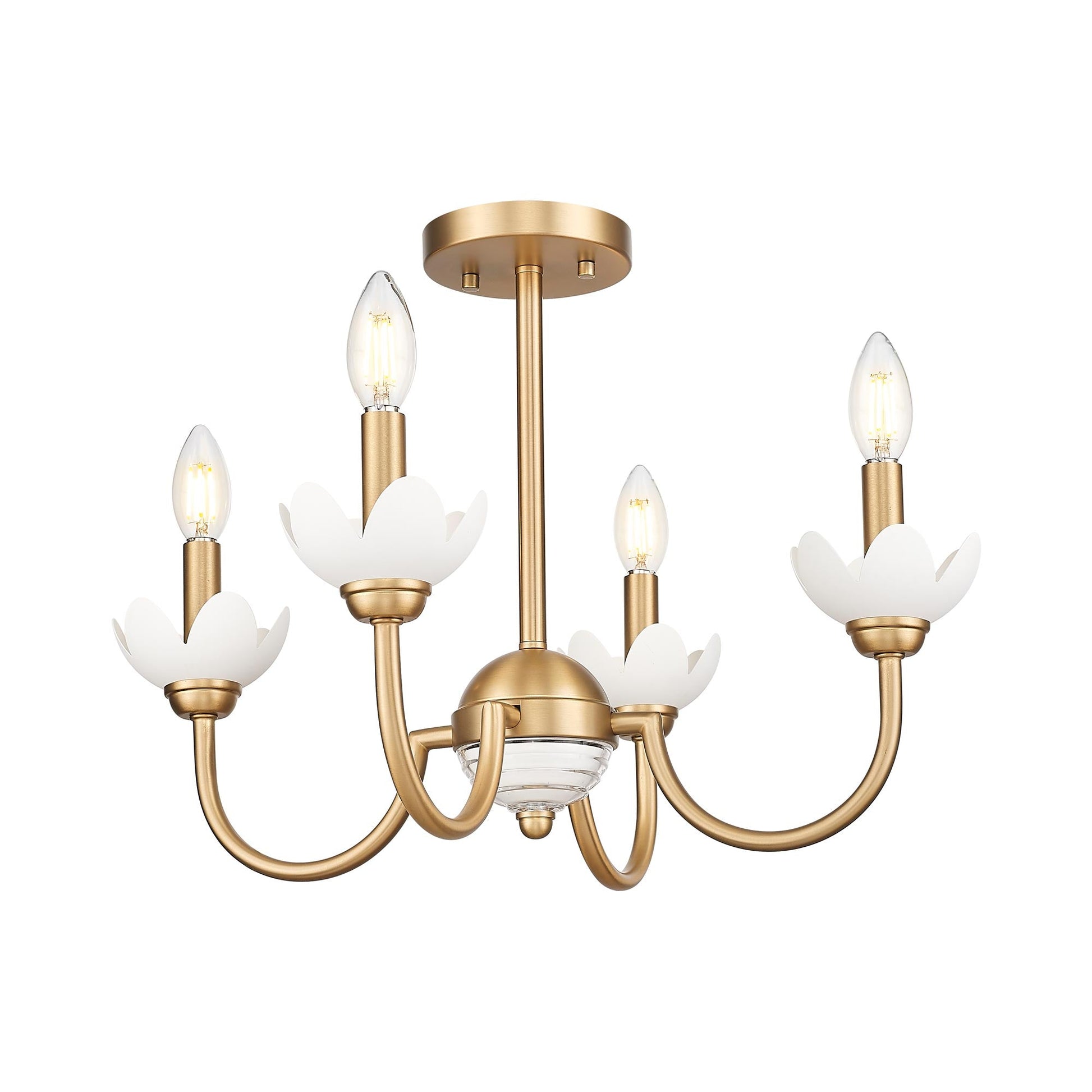 Allistair Semi Flush Mount Ceiling Light in Detail.