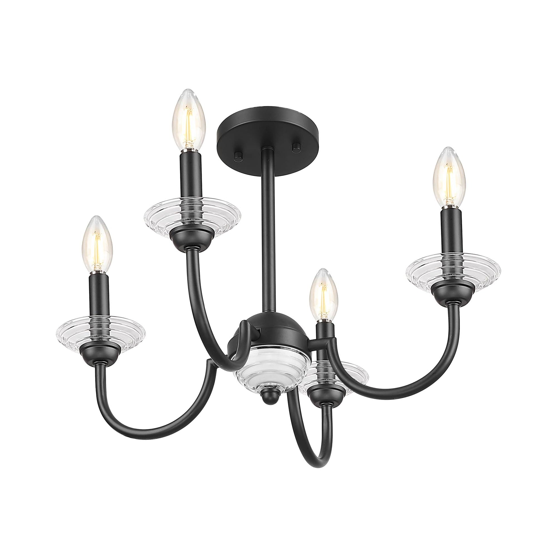 Allistair Semi Flush Mount Ceiling Light in Detail.