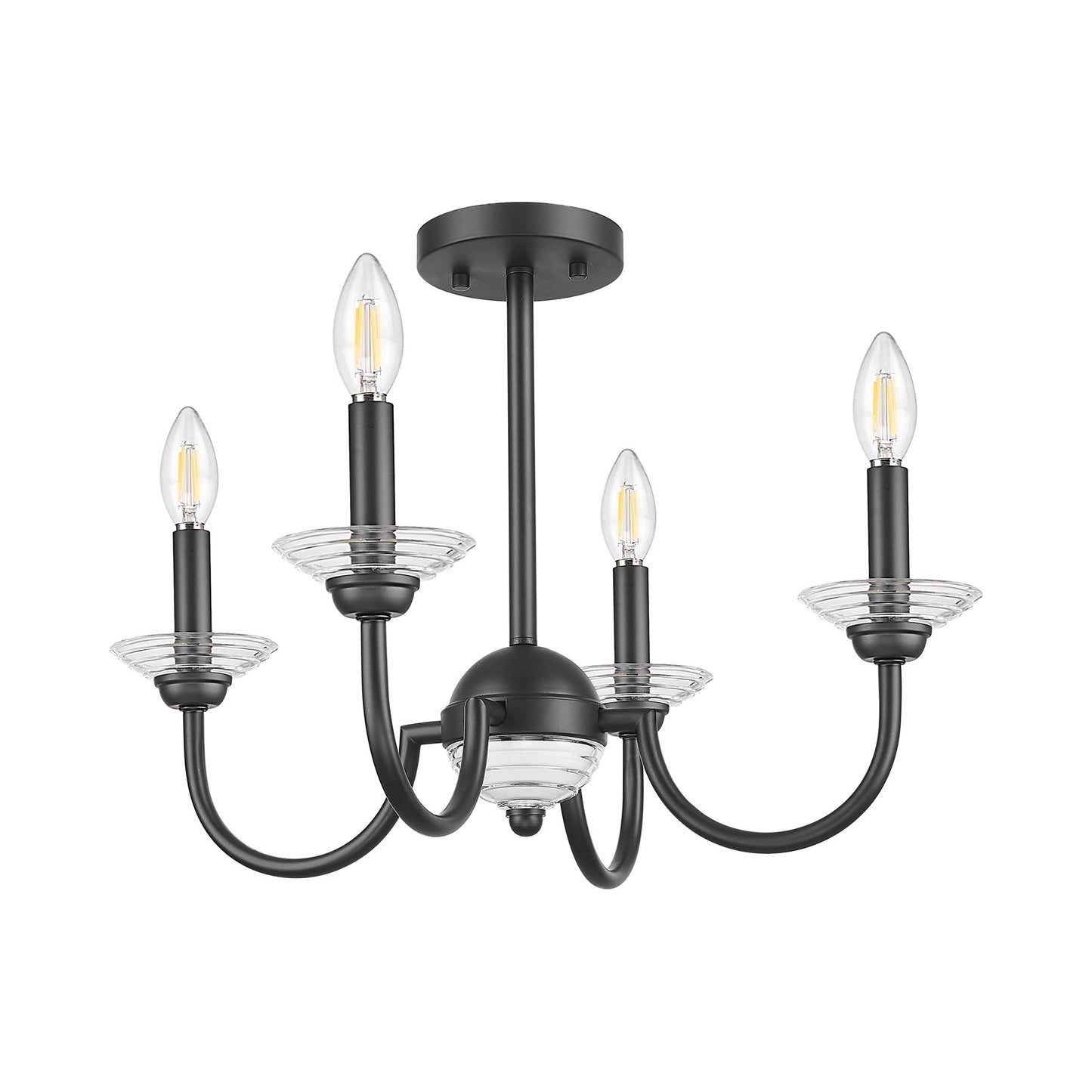 Allistair Semi Flush Mount Ceiling Light in Detail.