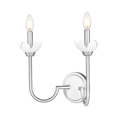 Allistair Wall Light in Brushed Nickel (2-Light).