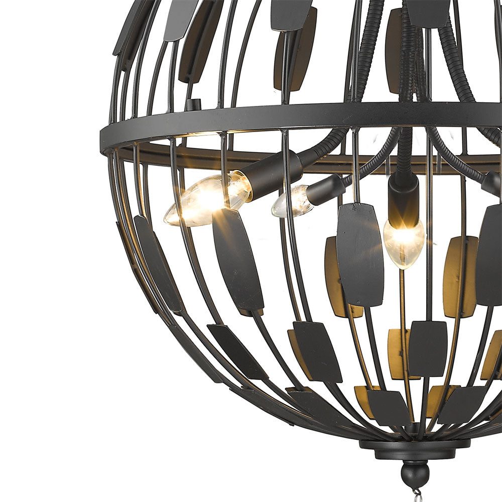 Almet Chandelier in Detail.