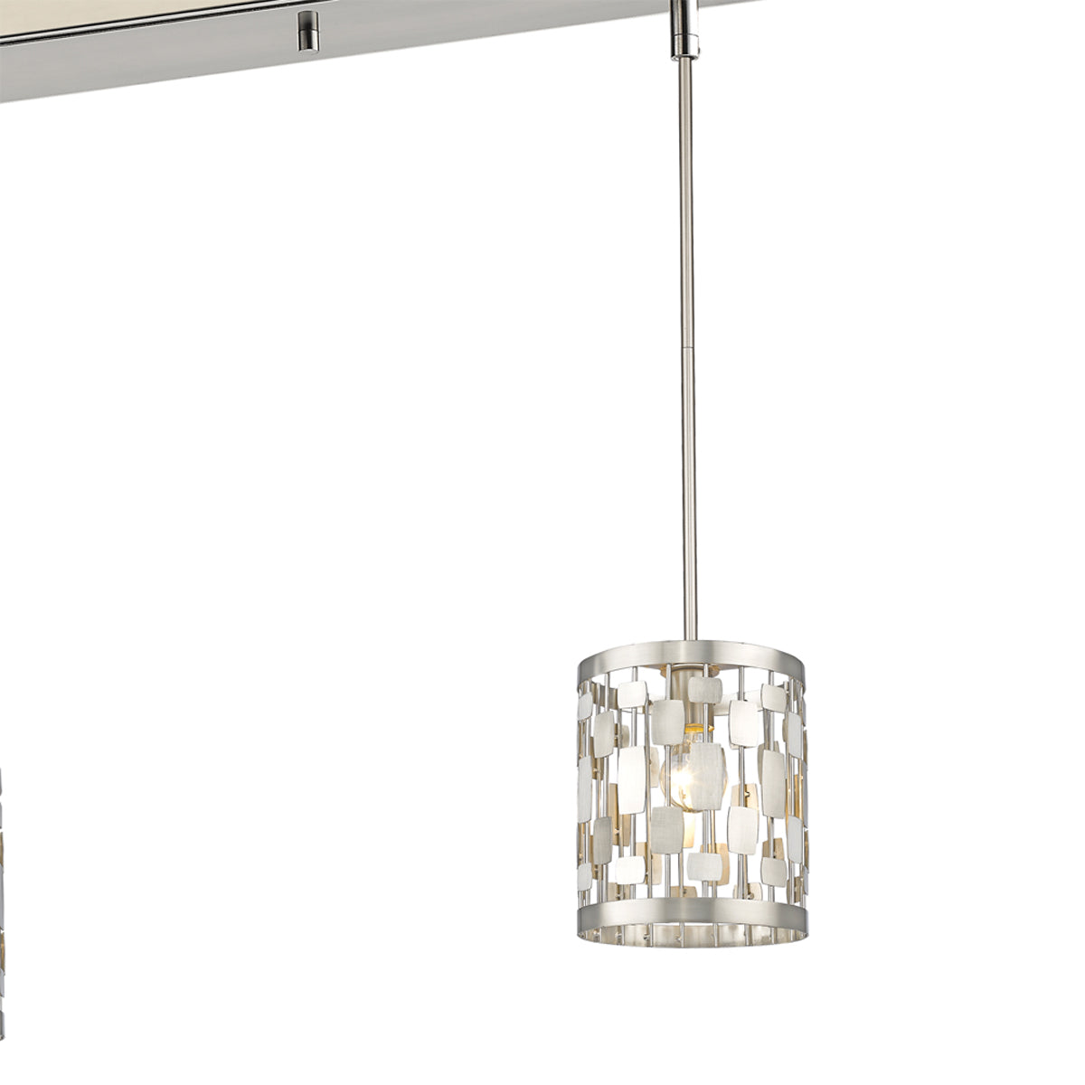 Almet Linear Chandelier in Detail.