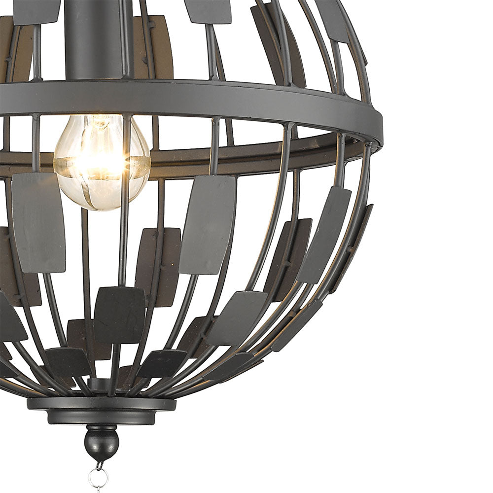 Almet Single Pendant Light in Detail.