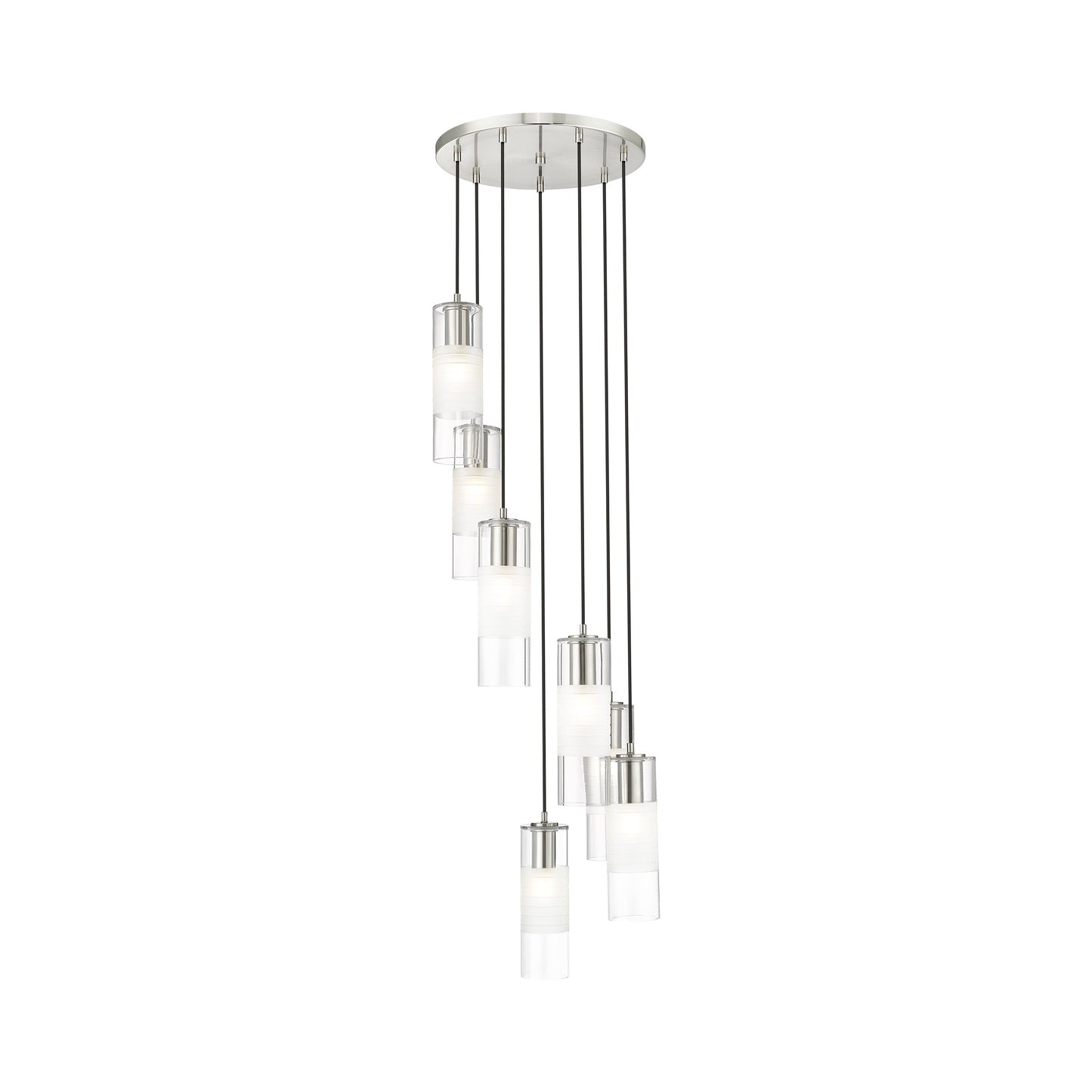 Alton Chandelier in Brushed Nickel (7-Light).