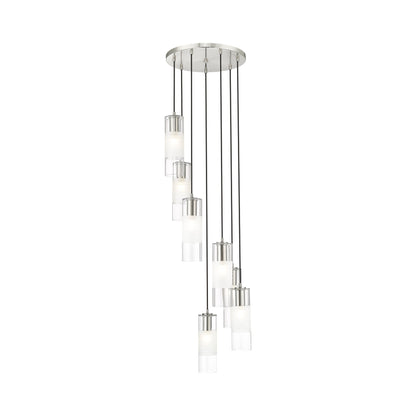 Alton Chandelier in Brushed Nickel (7-Light).
