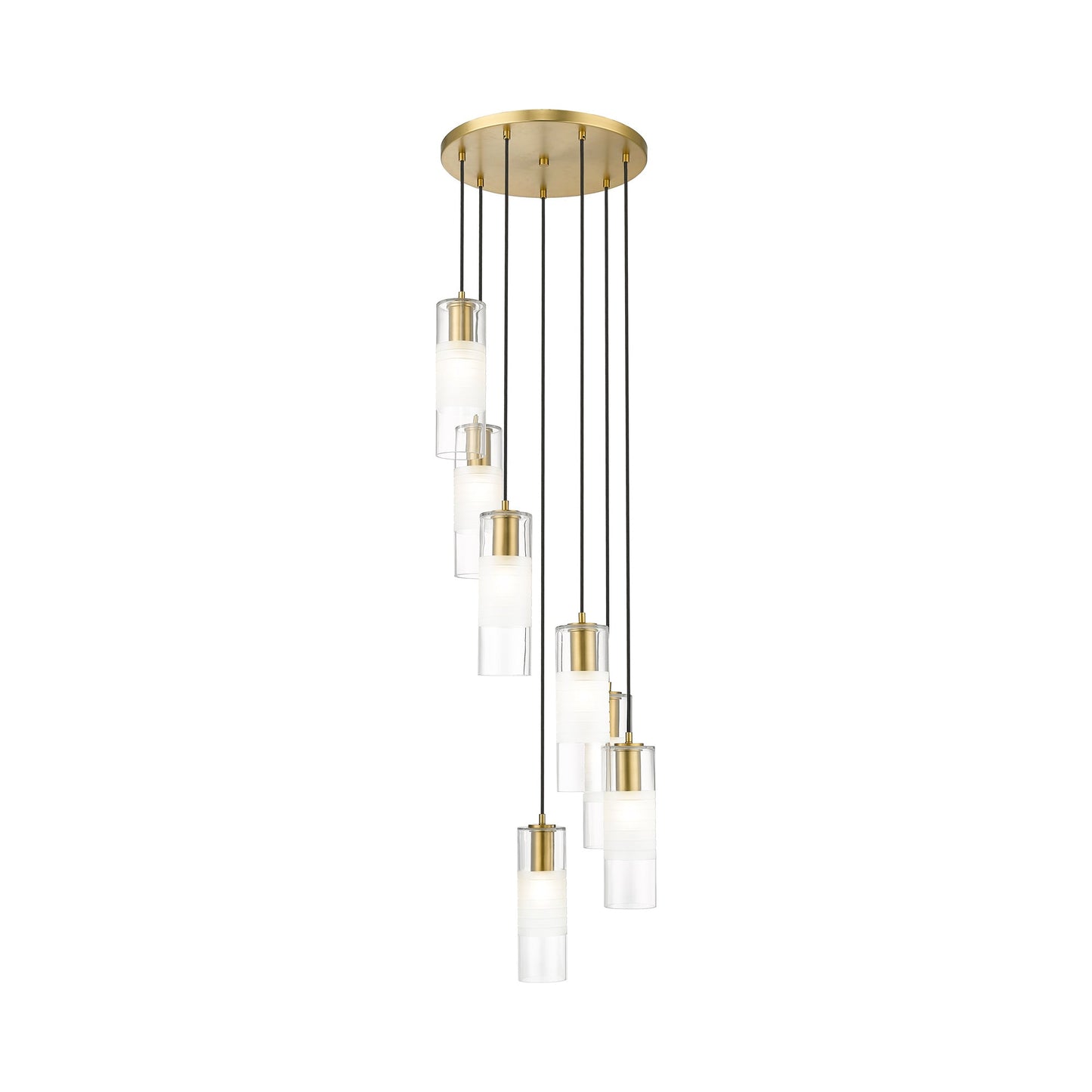 Alton Chandelier in Modern Gold (7-Light).