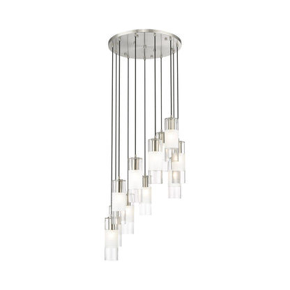 Alton Chandelier in Brushed Nickel (11-Light).