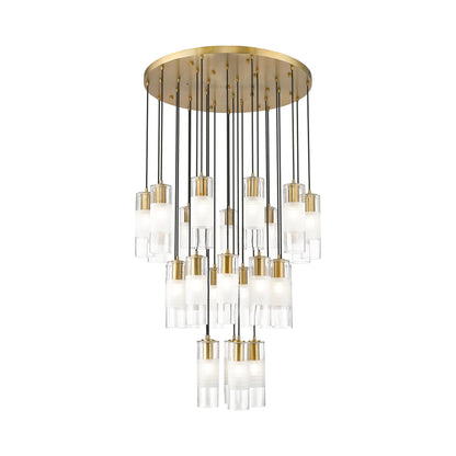 Alton Chandelier in Modern Gold (27-Light).