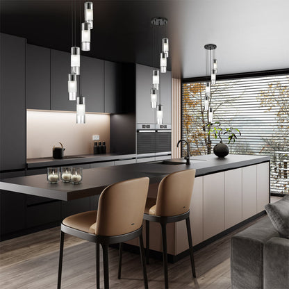 Alton Chandelier in kitchen.