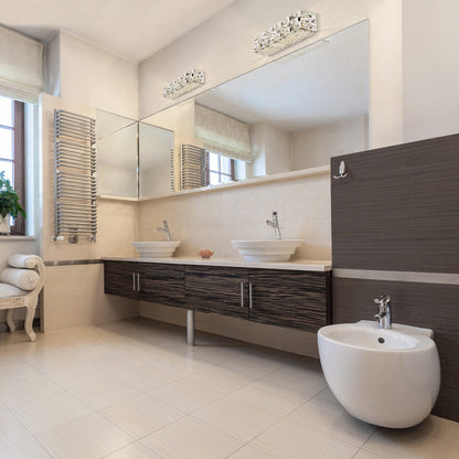 Aludra Bath Vanity Light in bathroom.