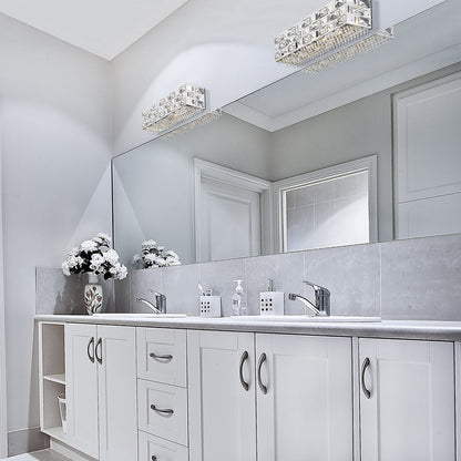 Aludra Bath Vanity Light in bathroom.
