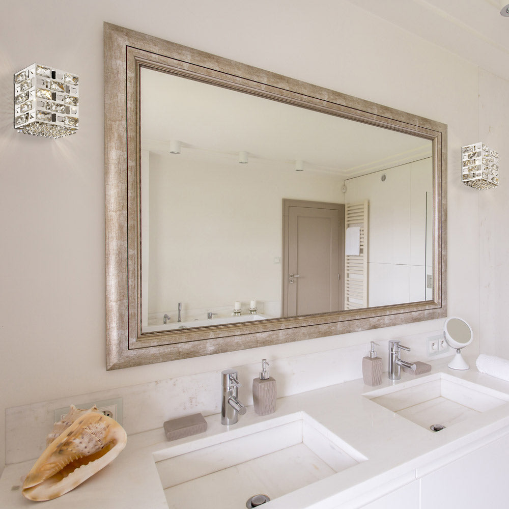 Aludra Bath Wall Light in bathroom.