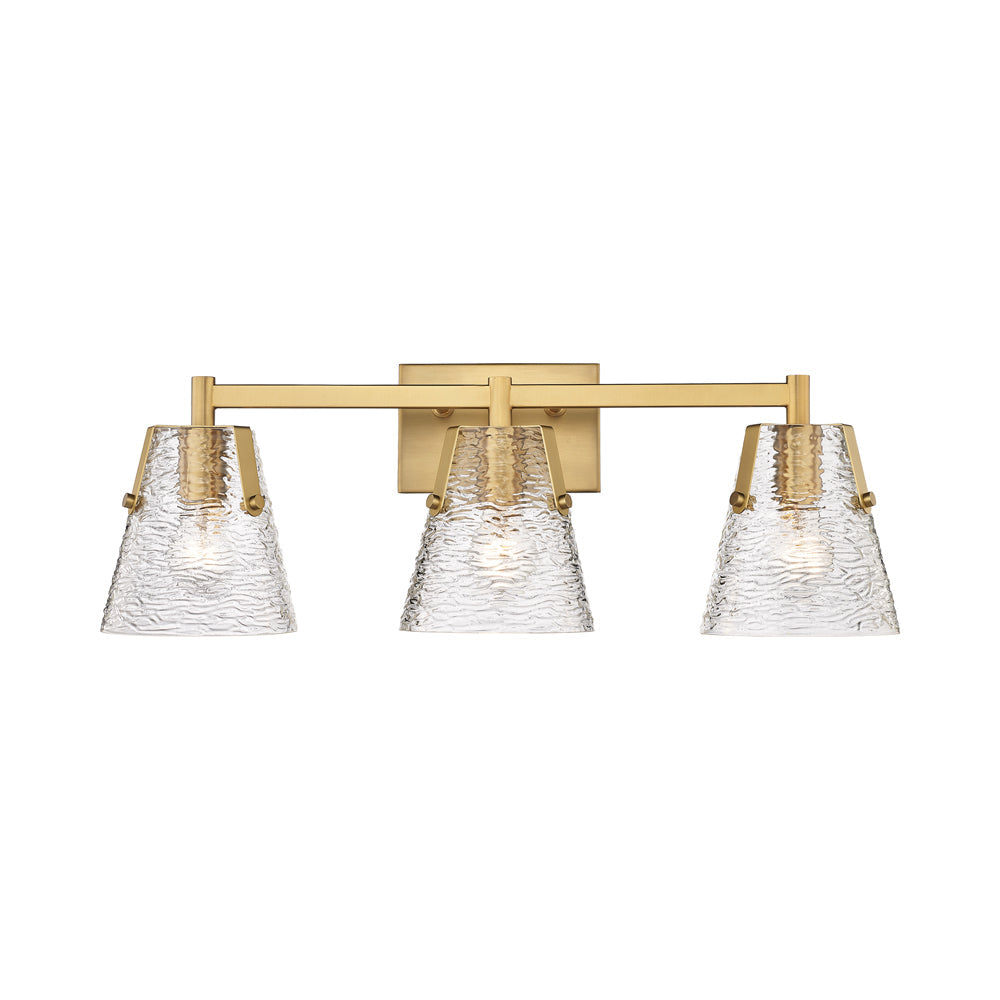 Analia Bath Vanity Light in Modern Gold (3-Light).