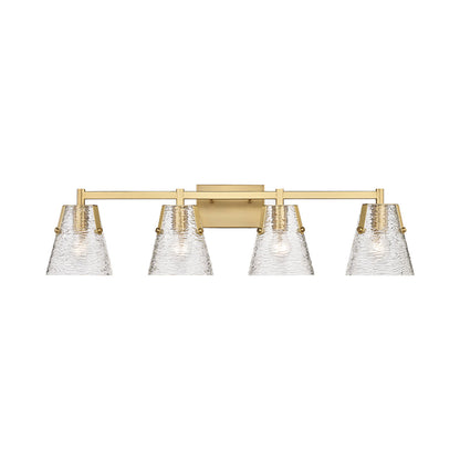 Analia Bath Vanity Light in Modern Gold (4-Light).