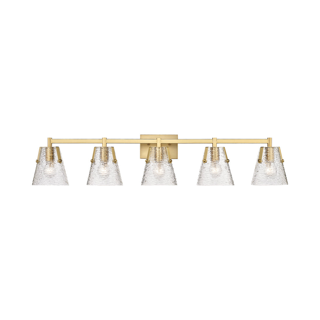 Analia Bath Vanity Light in Modern Gold (5-Light).