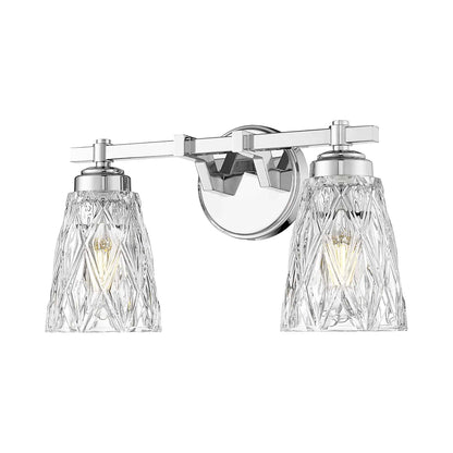 Andree Bath Vanity Light in Chrome (2-Light).