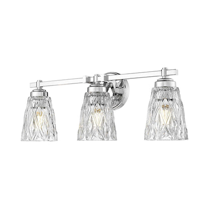 Andree Bath Vanity Light in Chrome (3-Light).