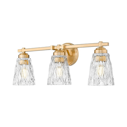 Andree Bath Vanity Light in Modern Gold (3-Light).