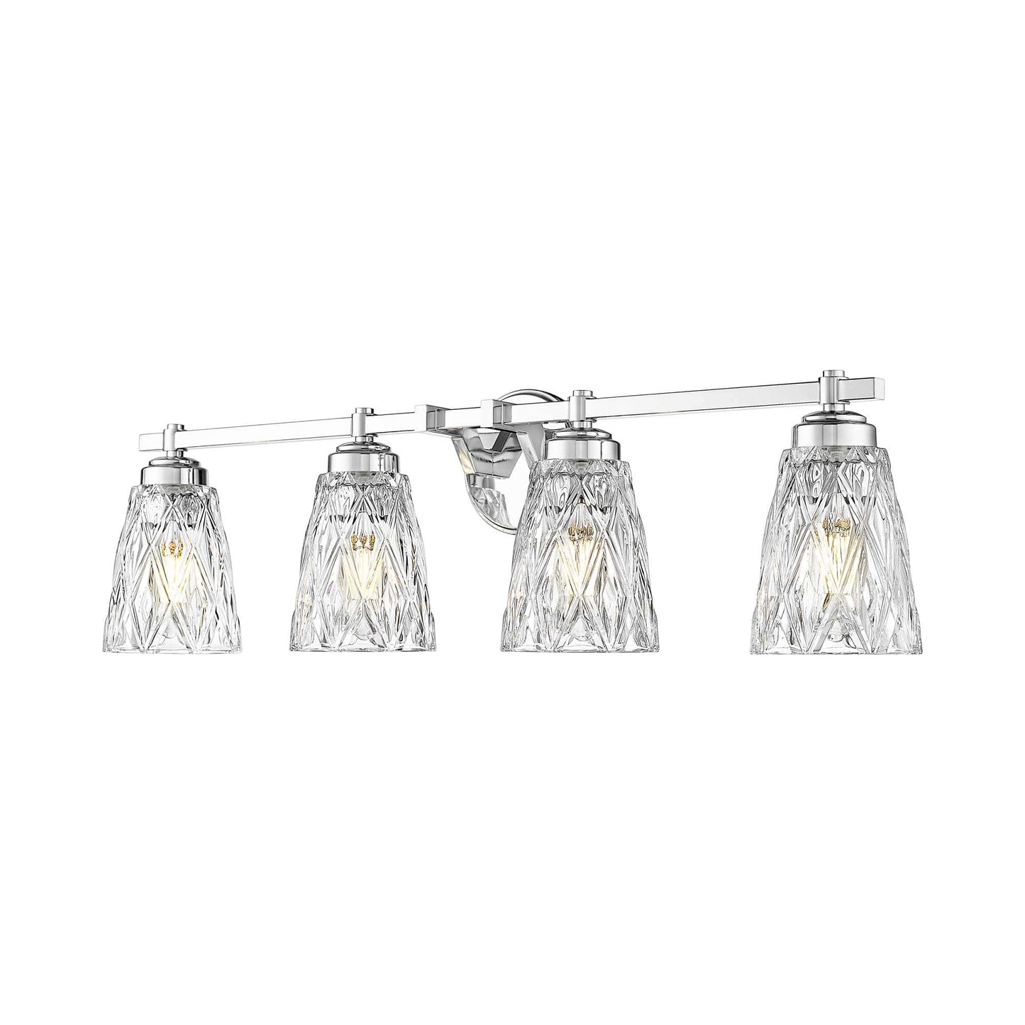Andree Bath Vanity Light in Chrome (4-Light).