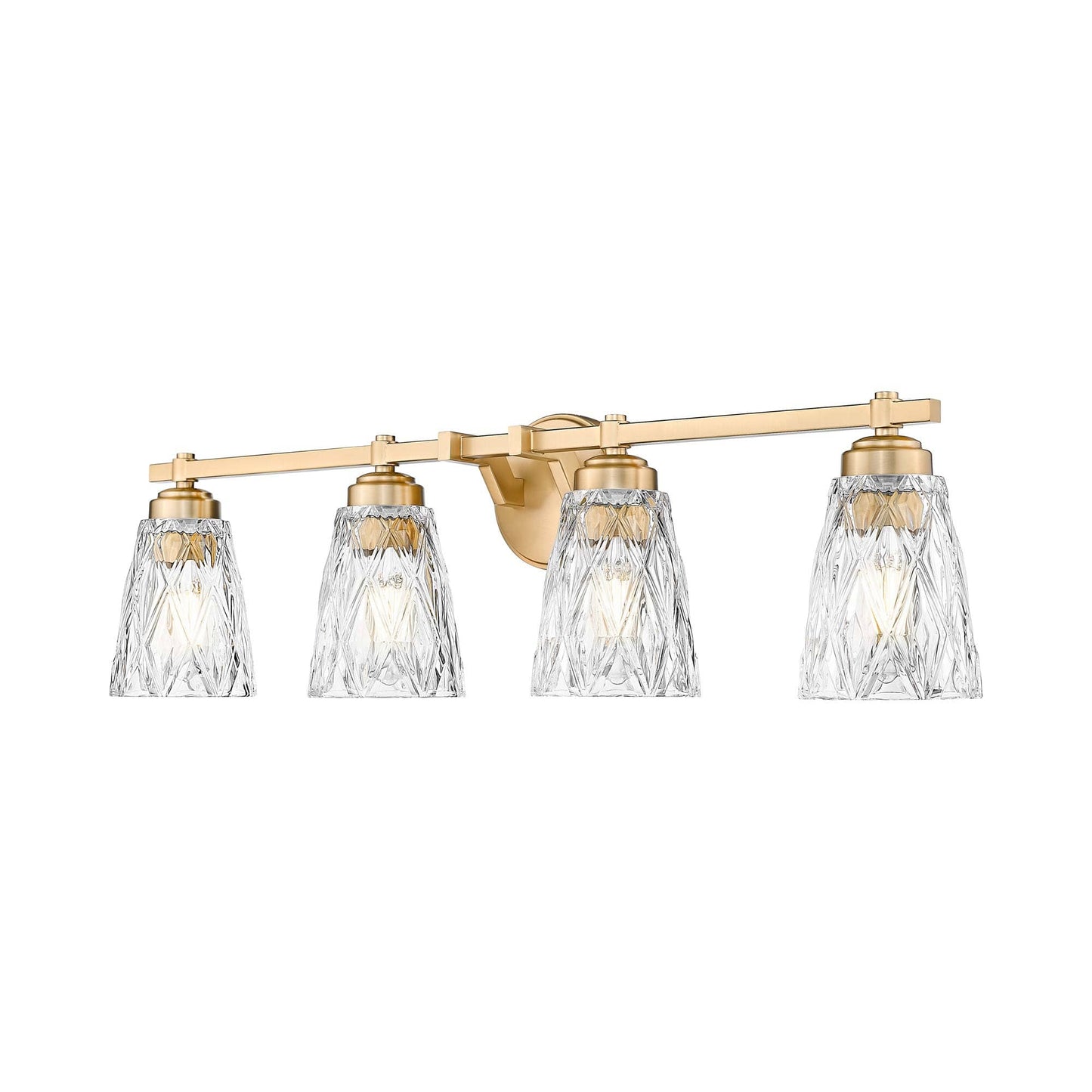 Andree Bath Vanity Light in Modern Gold (4-Light).