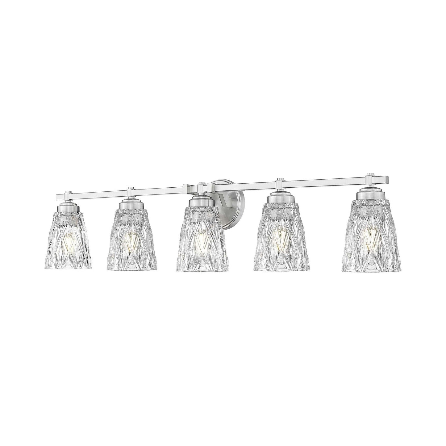 Andree Bath Vanity Light in Brushed Nickel (5-Light).