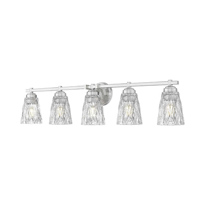Andree Bath Vanity Light in Brushed Nickel (5-Light).