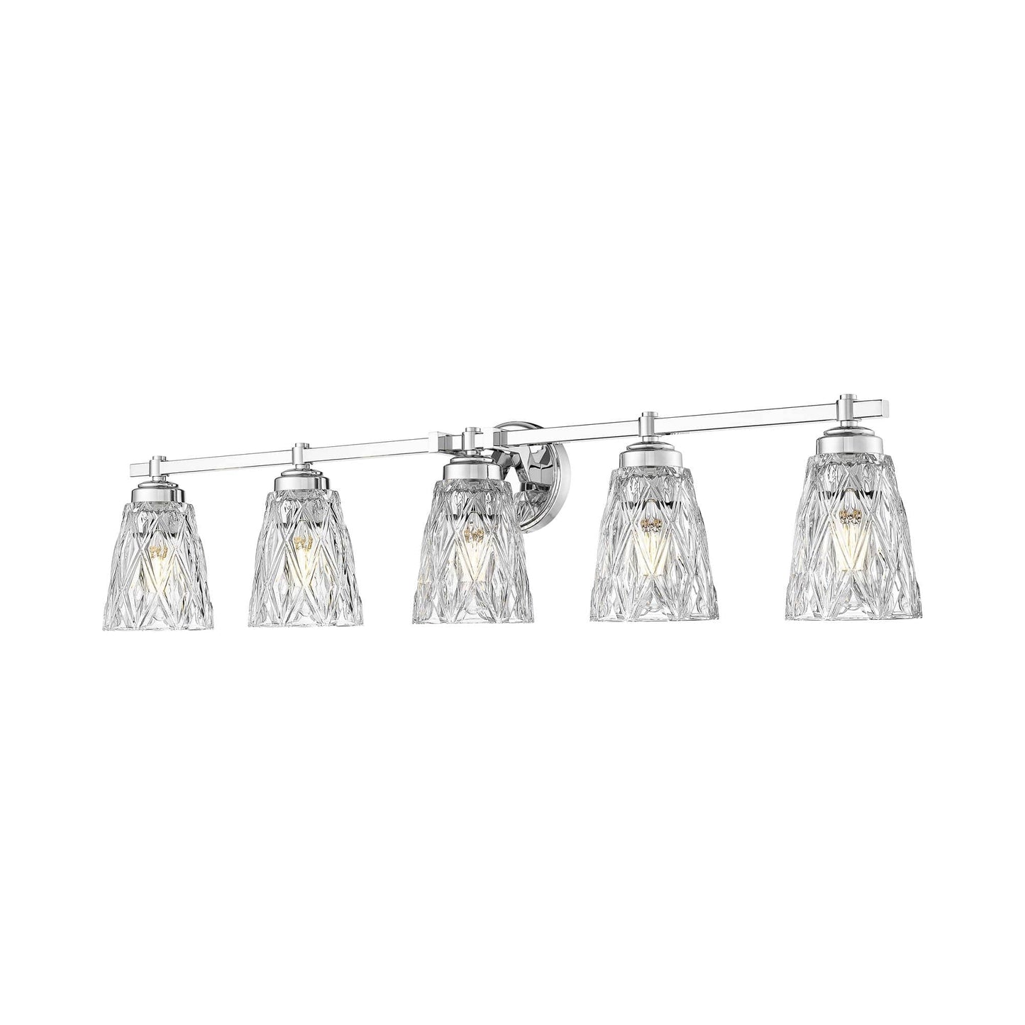 Andree Bath Vanity Light in Chrome (5-Light).