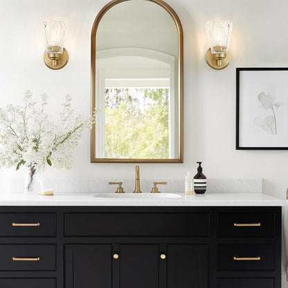 Andree Wall Light in bathroom.