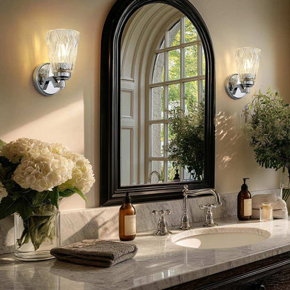 Andree Wall Light in bathroom.