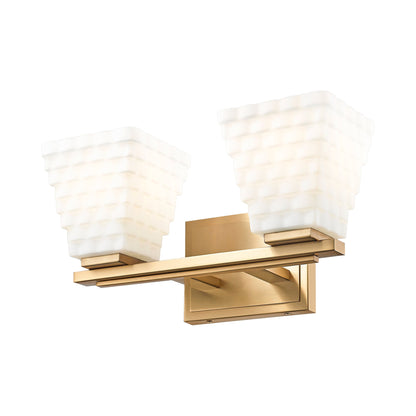 Annalise Bath Vanity Light in Modern Gold (2-Light).