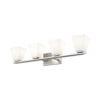 Annalise Bath Vanity Light in Brushed Nickel (4-Light).