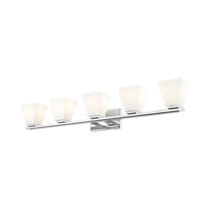 Annalise Bath Vanity Light in Chrome (5-Light).