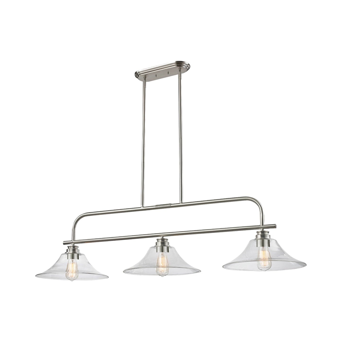 Annora Billiard Pendant Light in Clear.