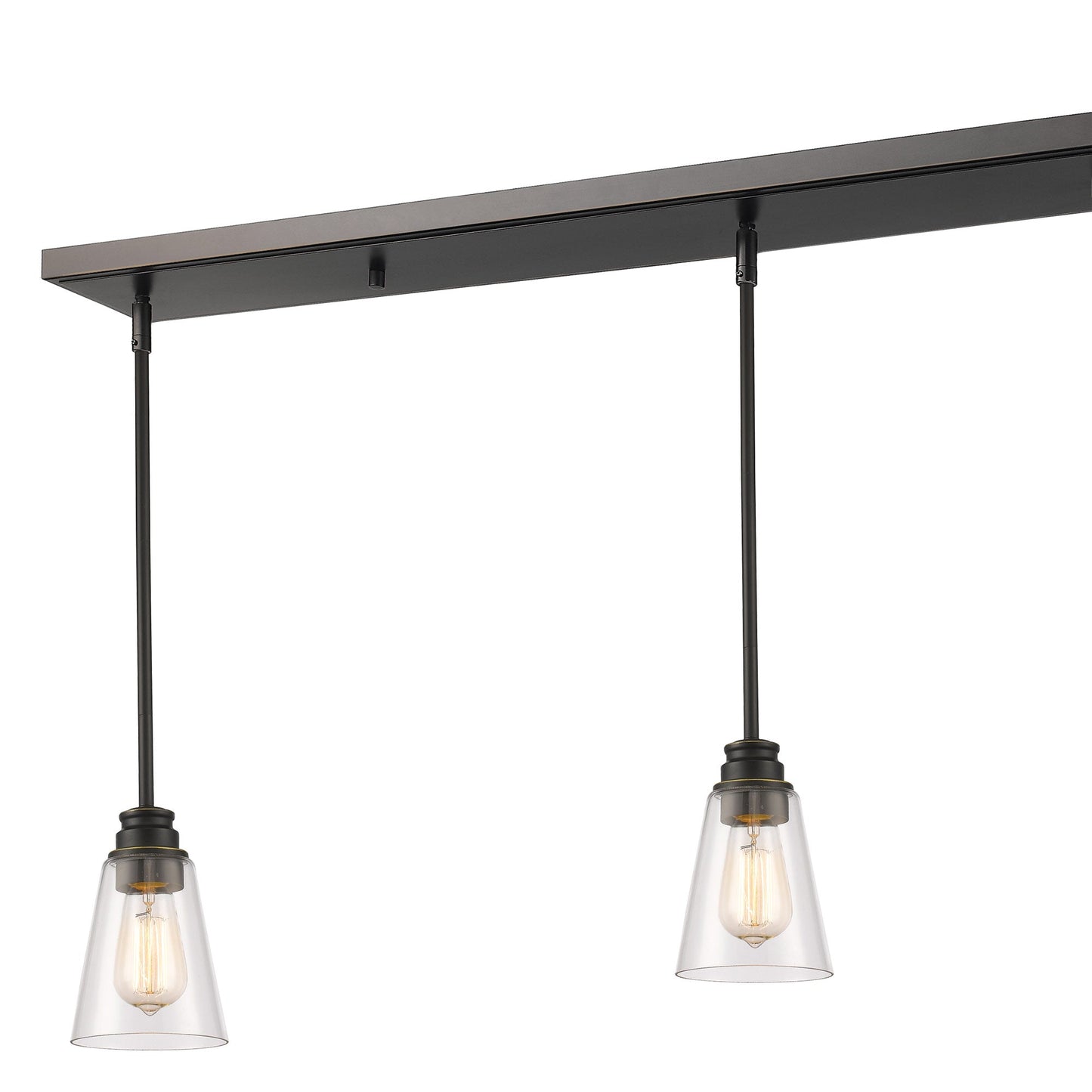 Annora Linear Chandelier in Detail.