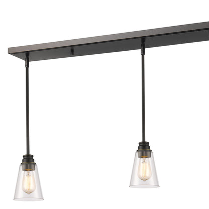 Annora Linear Chandelier in Detail.