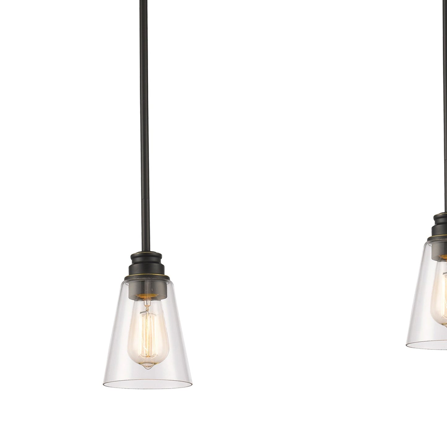 Annora Linear Chandelier in Detail.