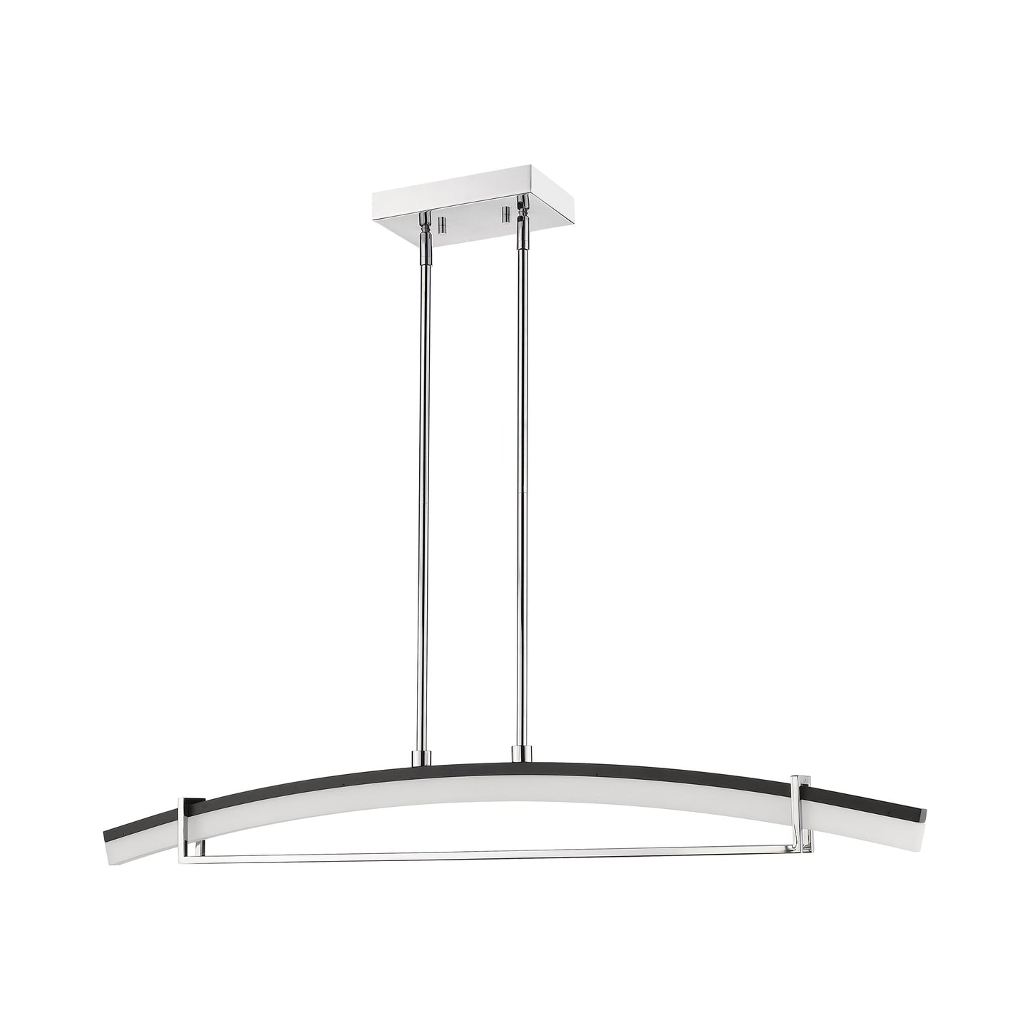 Arc Linear LED Chandelier (43.5-Inch).