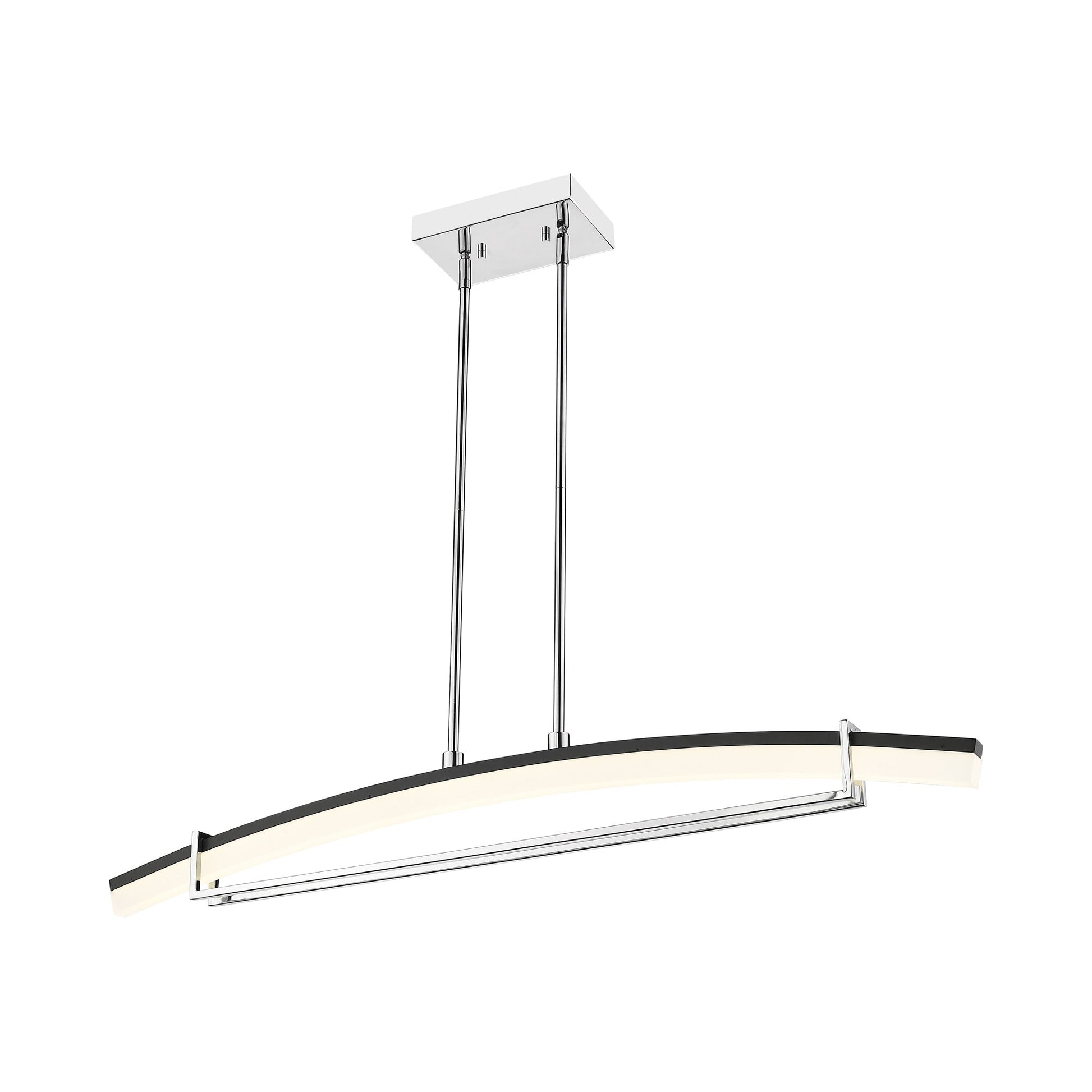 Arc Linear LED Chandelier in Detail.