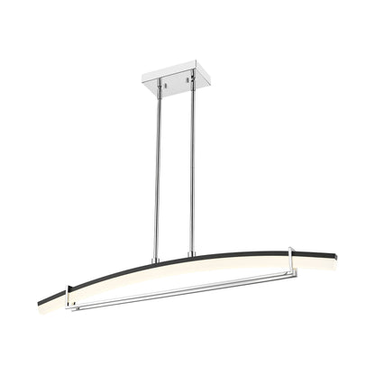 Arc Linear LED Chandelier in Detail.