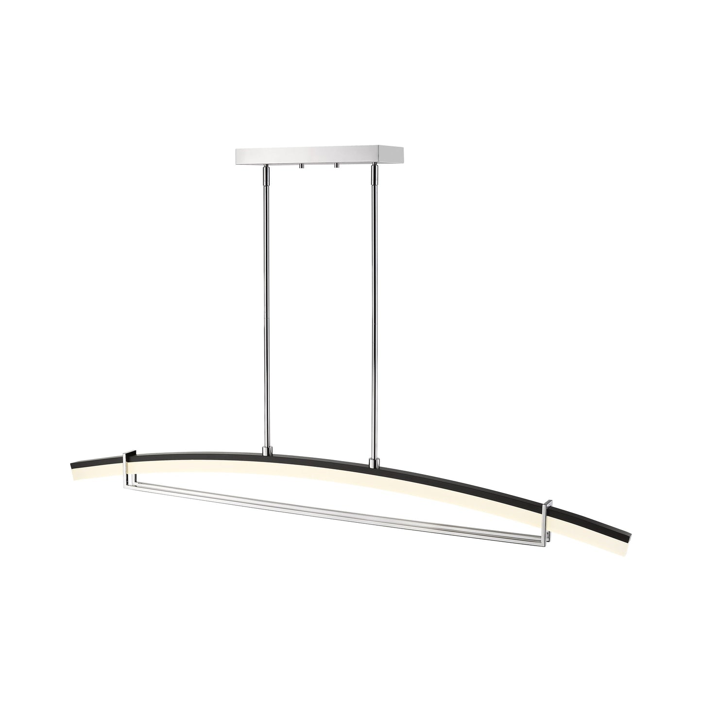 Arc Linear LED Chandelier in Detail.