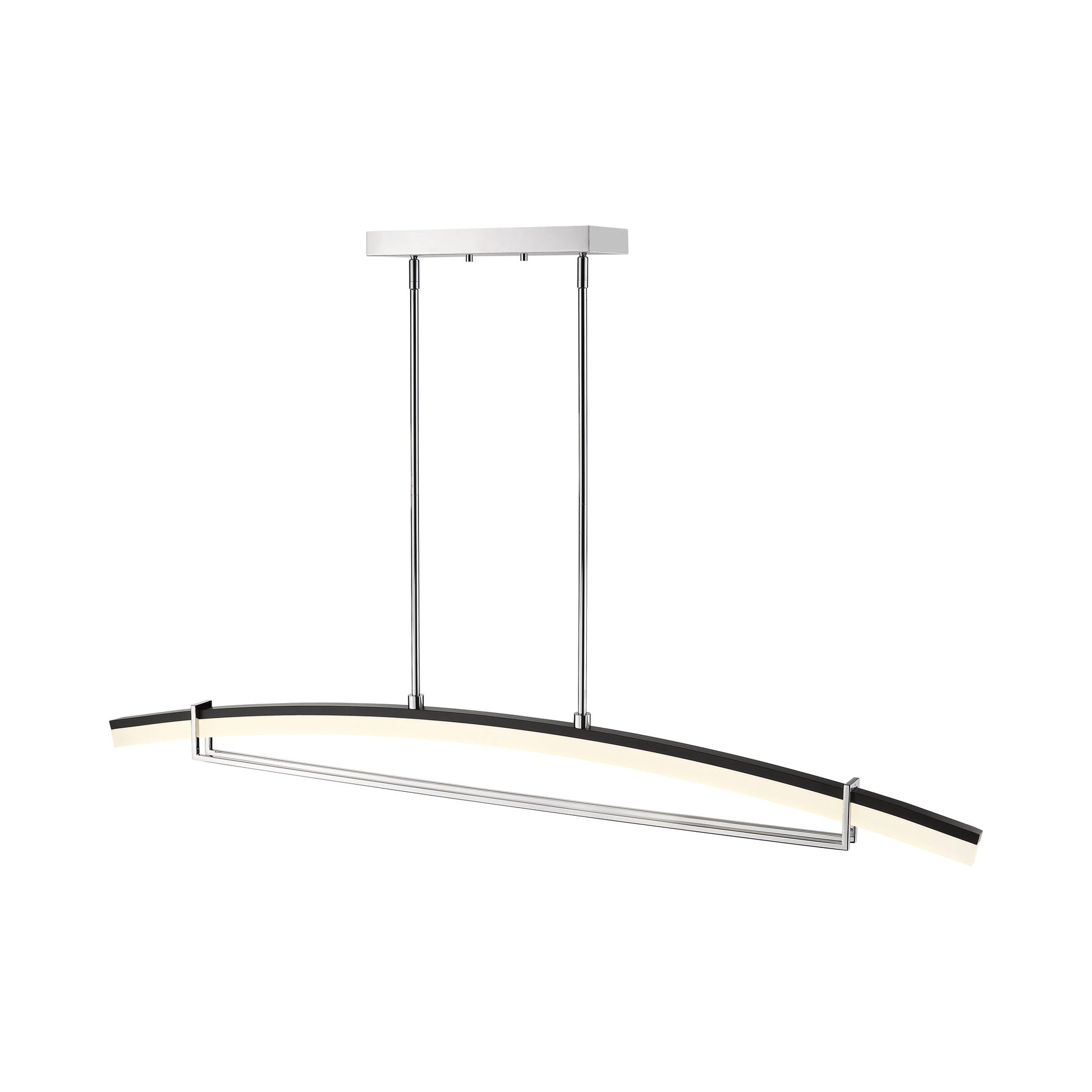 Arc Linear LED Chandelier in Detail.